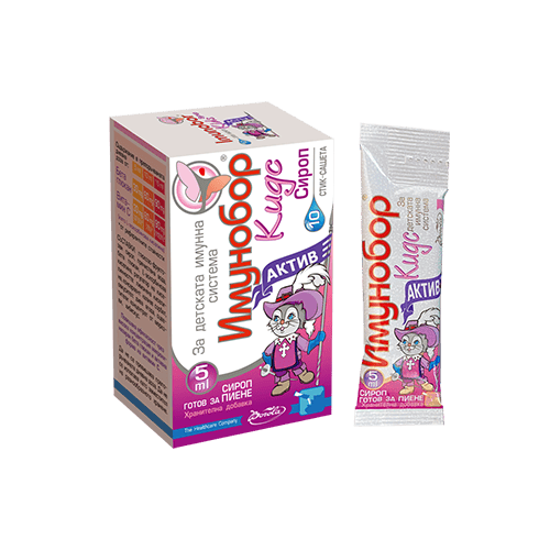 Имунобор Кидс Актив Сироп Стик Сашета x10